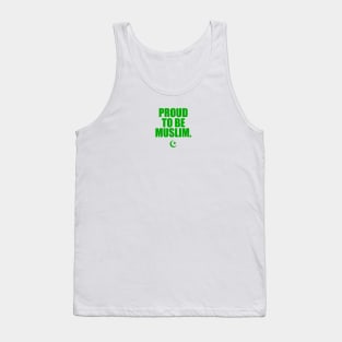 Proud To Be Muslim Tank Top